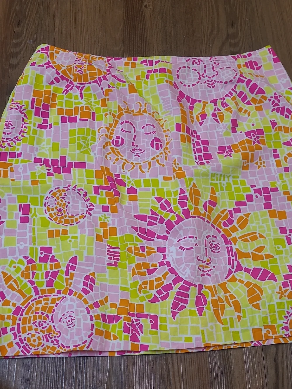 Lilly Pulitzer White Pink Green Floral Label vintage‎ Y2k size 8 for women.